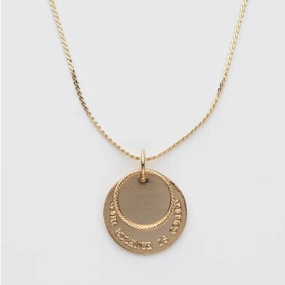 Brenda Grands 18K GF “Your Essence Is Golden” Gold Necklace - Picture 3 of 5